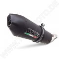   Ducati Hypermotard 796 2010-2012, Gpe Ann. Black titanium, Homologated legal mid-full system exhaust including removable db ki