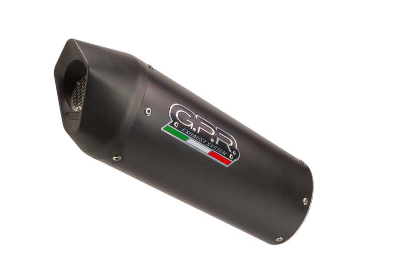   Benelli Trk 502 2021-2024, Furore Evo4 Nero, Homologated legal slip-on exhaust including removable db killer, link pipe and ca