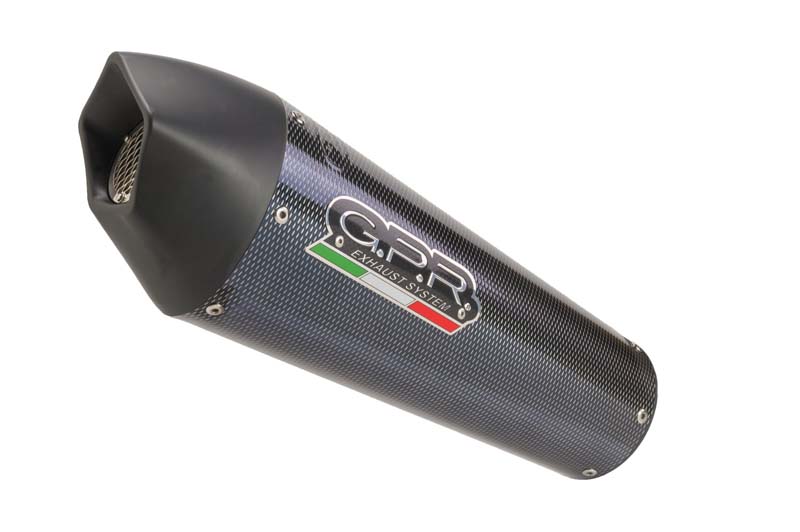   Benelli Trk 502 X 2021-2024, GP Evo4 Poppy, Homologated legal slip-on exhaust including removable db killer and link pipe