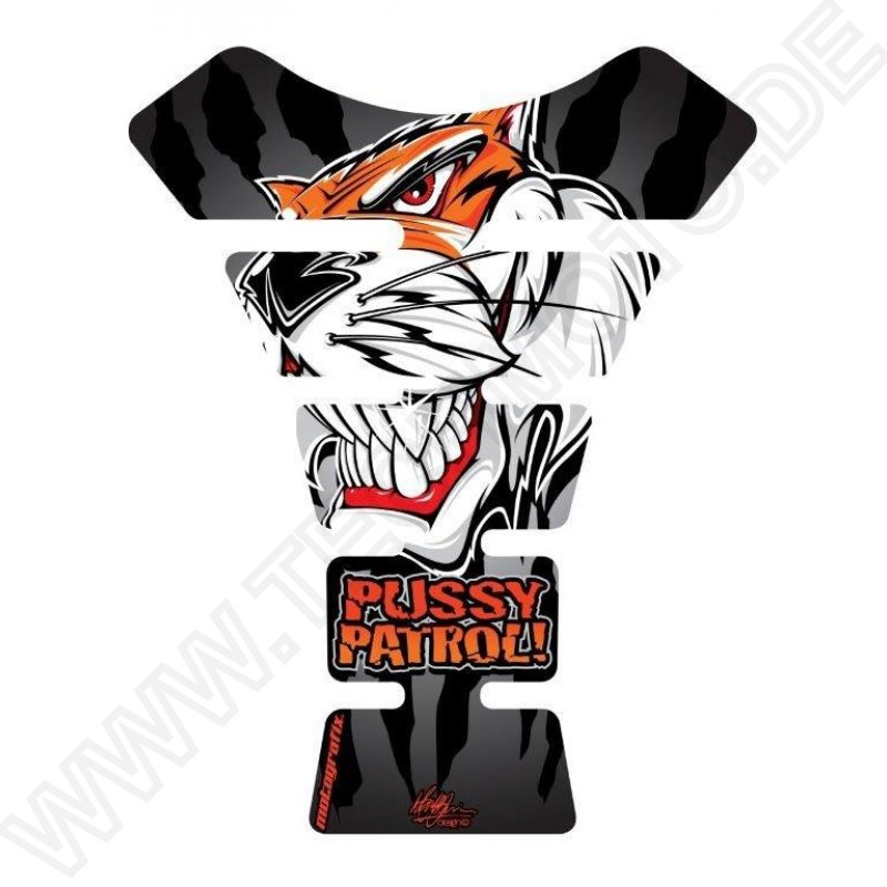 Motografix Pussy Patrol 3D Gel Tank Pad Protector ST019