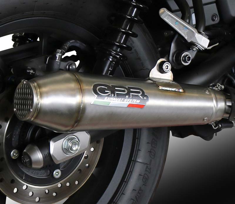   Royal Enfield Meteor 350 2021-2023, Ultracone, Homologated legal slip-on exhaust including removable db killer, link pipe and 